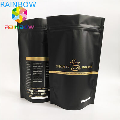 O malote congelado do suporte da folha de alumínio do fechamento do fecho de correr do alimento acima geou Resealable