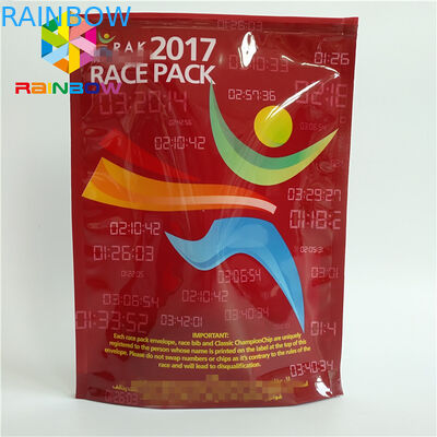 O malote plástico do zíper de Mylar Standy da folha de alumínio de produto comestível personalizou impresso