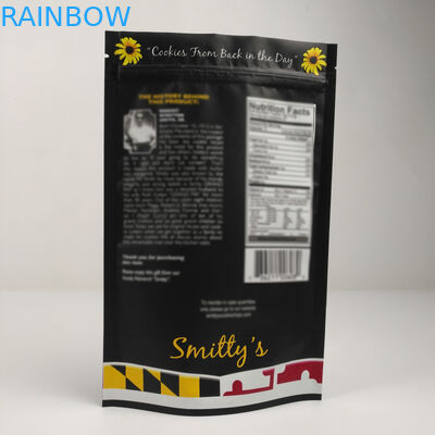 Sacos Ziplock amigáveis de Eco Matt Aluminum Foil Stand Up para o alimento das porcas