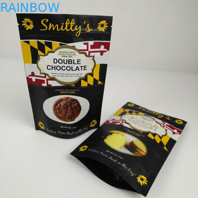 Sacos Ziplock amigáveis de Eco Matt Aluminum Foil Stand Up para o alimento das porcas