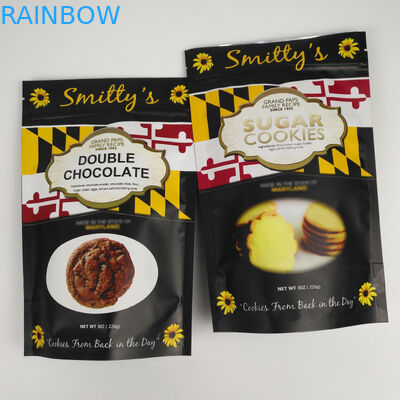 Sacos Ziplock amigáveis de Eco Matt Aluminum Foil Stand Up para o alimento das porcas