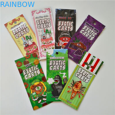O costume imprimiu o saco de empacotamento Ziplock Resealable comestível do urso gomoso reciclável da erva daninha da prova do cheiro de Mylar
