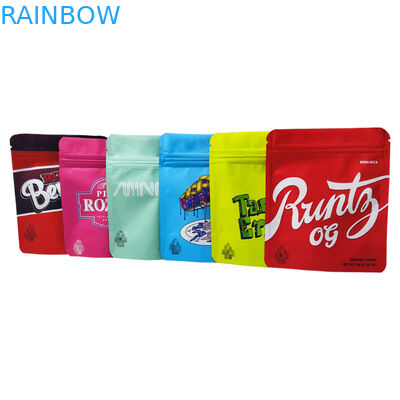 O cheiro Resealable feito sob encomenda impermeabiliza sacos resistentes de empacotamento comestíveis Ziplock de Mylar da criança do toque macio do malote