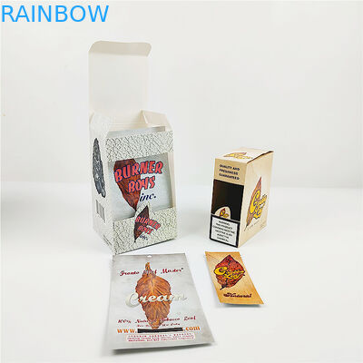 A caixa personalizada Grabba de Logo Printed Paper folheia caixas do papel de embalagem para a folha de Grabba