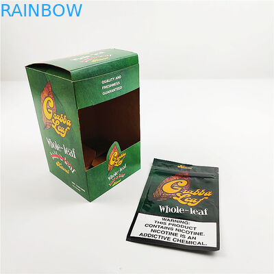 o costume imprimiu da exposição natural do tampão da folha do grabba da folha de alumínio caixas de empacotamento para a caixa de empacotamento do charuto dos chapéus