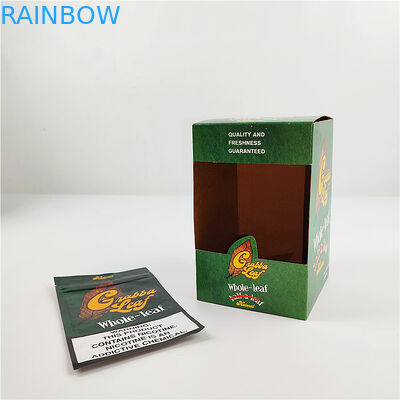 Baixo Moq personalizou caixas de papel impressas de Fronto Cigar Grabba Leaf Kraft para o empacotamento da folha
