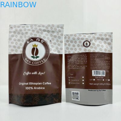 Matte Aluminum Foil Stand acima do empacotamento de empacotamento do café do malote ensaca sacos de Mylar