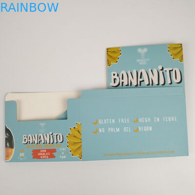 A caixa de dobramento feita sob encomenda do cartão rasga afastado a caixa de exposição, contador que do cartão ondulado PDQ os petiscos varejos forram a caixa de empacotamento