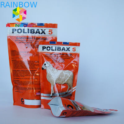 Gravure que imprime deleites plásticos do cão de estimação com o saco do empacotamento de alimento de Edibles do fechamento do fecho de correr