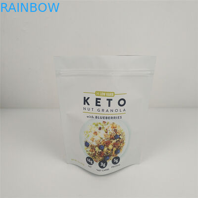 Suporte do Ziplock de VMPET 120mic acima do Gravure do empacotamento de alimento do MOPP do malote impresso