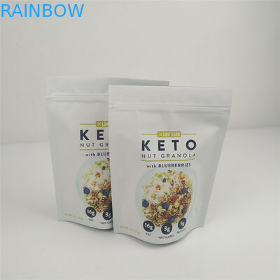 Suporte do Ziplock de VMPET 120mic acima do Gravure do empacotamento de alimento do MOPP do malote impresso