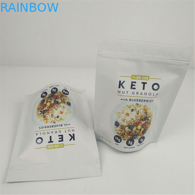 Suporte do Ziplock de VMPET 120mic acima do Gravure do empacotamento de alimento do MOPP do malote impresso