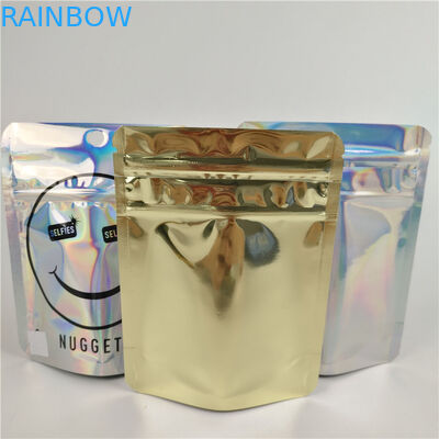 A folha de alumínio Resealable Mylar de Zipock 300g ensaca o empacotamento de alimento comestível
