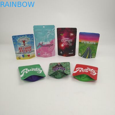 As cookies personalizadas do logotipo 3.5g 7g 14g 28g 1pound levantam-se sacos para cannabis Runtz de Kush Haze Herb CBD