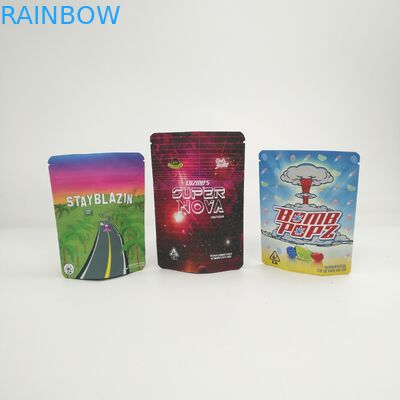 As cookies personalizadas do logotipo 3.5g 7g 14g 28g 1pound levantam-se sacos para cannabis Runtz de Kush Haze Herb CBD