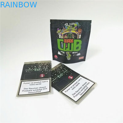 Saco sem perigo para as crianças CMYK 120mic do zíper da folha do GV 14g 28g Mylar