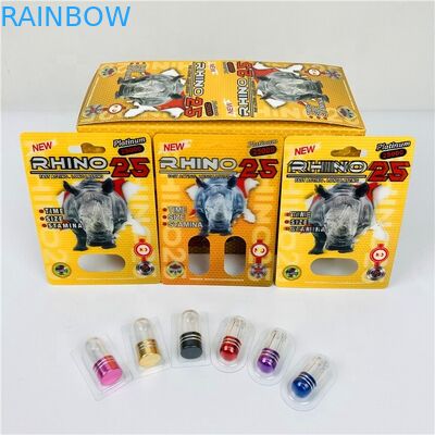 cartão da bolha do rinoceronte 69 1000k 3d do marfim 250G para o empacotamento da cápsula