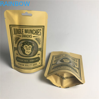 AL 0.7C Matt Snack Packaging Bags Stand do PA 1.5C acima de MPET