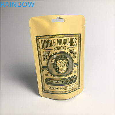 AL 0.7C Matt Snack Packaging Bags Stand do PA 1.5C acima de MPET