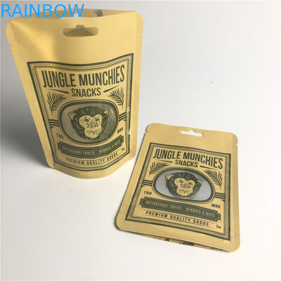 AL 0.7C Matt Snack Packaging Bags Stand do PA 1.5C acima de MPET