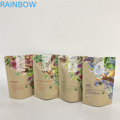 Cmyk 1.2C MPET levanta-se o PA do malote 1.5C do zíper para o chá/café