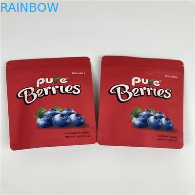 Malote de empacotamento da folha do fechamento do fecho de correr do saco 3.5g Cbd da flor do cannabis de BOPP VMPET 1/8oz