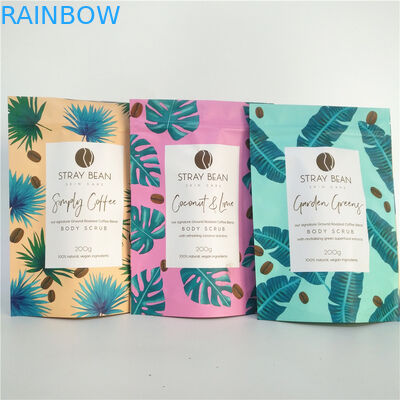 Malote de empacotamento de Mylar da folha de alumínio do saco 100g 200g de sal de banho do vmpet do resíduo metálico OPP