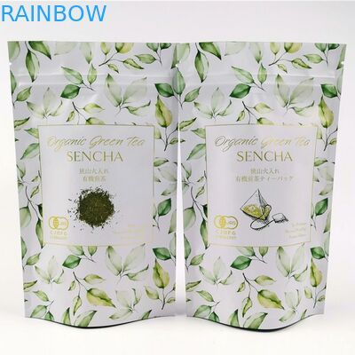 Malote plástico de empacotamento de Mylar dos sacos do chá do café do Mopp Vmpet 50G 250G 500G