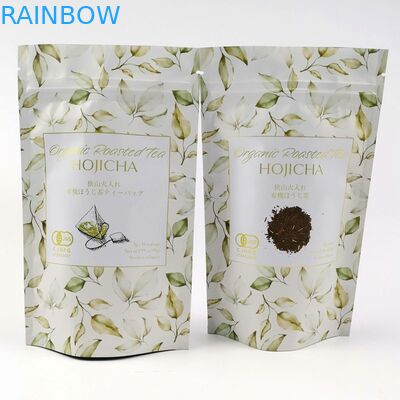 Pó do chá de VMPET FDA Cmyk Matte Aluminum Foil Pouch 150mic Matcha
