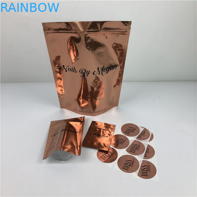 do espaço livre plástico do GV do saco da folha da roupa de 120mic MOPP CMYK saco Ziplock de Mylar