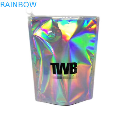 Saco Cmyk do empacotamento plástico da roupa de VMPET Mopp 110mic com janela