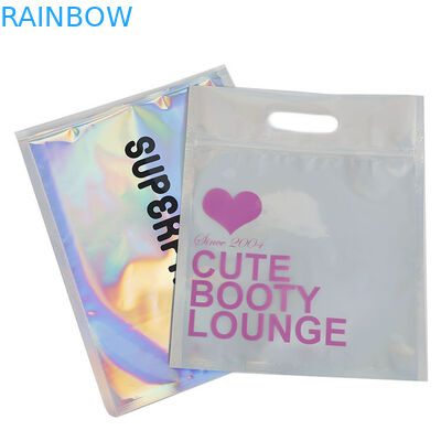 Saco Cmyk do empacotamento plástico da roupa de VMPET Mopp 110mic com janela