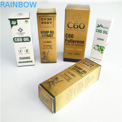 Cosméticos de papel do GV CMYK que empacotam o carimbo da folha das caixas 2oz 60ml 30ml