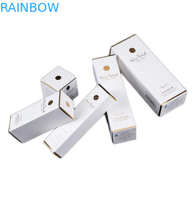 Cosméticos de papel do GV CMYK que empacotam o carimbo da folha das caixas 2oz 60ml 30ml