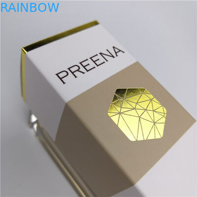 Cosméticos de papel do GV CMYK que empacotam o carimbo da folha das caixas 2oz 60ml 30ml