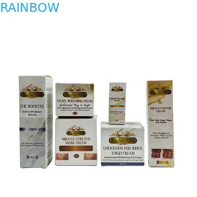 Cosméticos de papel do GV CMYK que empacotam o carimbo da folha das caixas 2oz 60ml 30ml