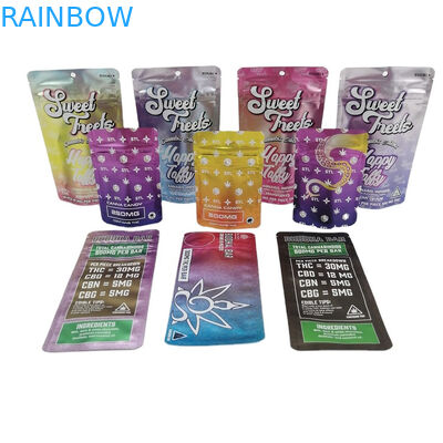 Doces resistentes Edibles do saco 500mg VMPET de Mylar das crianças do GV 120mic MOPP