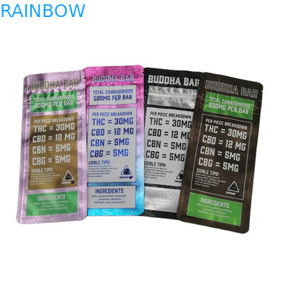 Doces resistentes Edibles do saco 500mg VMPET de Mylar das crianças do GV 120mic MOPP