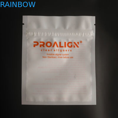 Fechamento plástico do fecho de correr do MOPP Vmpet que empacota o ISO de Matte Teeth Clear Aligners