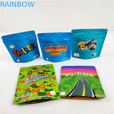 Malotes de empacotamento do saco 3.5g CBD Mylar da prova do cheiro da cookie do FSC BSCI CMYK