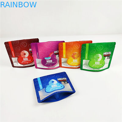 Gravure de 3.SA8000 QS CBD que imprime os malotes 100mic Matte Clear Mylar Bags da prova do cheiro