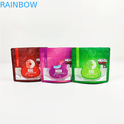 Gravure de 3.SA8000 QS CBD que imprime os malotes 100mic Matte Clear Mylar Bags da prova do cheiro