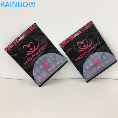 80 mícrons de CMYK vestem os malotes Ziplock claros MOPP VMPET do suporte do saco acima