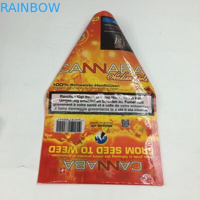Da folha ZIplock lisa do cigarro de charuto do envoltório dos bolsos de CBD sacos de empacotamento plásticos de empacotamento de Mylar dos sacos