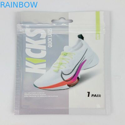 O empacotamento plástico reusável de Mini Zipper Pouch Shoe Pad ensaca o saco lateral do selo três para laços