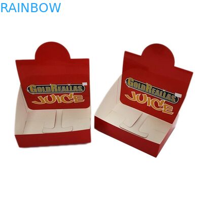 Barras feitas sob encomenda da proteína do chocolate das barras de energia da caixa de exposição de Logo Energy Drink Paper Counter que empacotam caixas