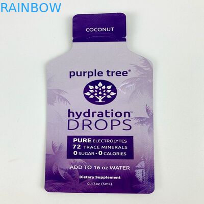 Digitas que imprimem o saquinho gomoso plástico pequeno da manteiga de amendoim do malote do petisco dos doces dos sacos de plano CBD da forma feita sob encomenda