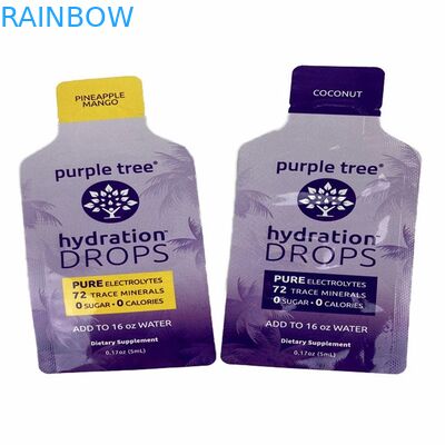 O cereal feito-à-medida Edibles Mylar ensaca sacos de empacotamento da prova do cheiro do saquinho do pó do óleo do creme do chocolate da manteiga de amendoim