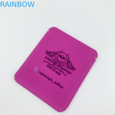 alimento dos sacos para o açafrão de açafrão seco e chá 500pcs MOQ para as porcas de empacotamento feitas sob encomenda do saco que empacotam o saco