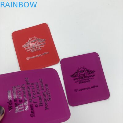 alimento dos sacos para o açafrão de açafrão seco e chá 500pcs MOQ para as porcas de empacotamento feitas sob encomenda do saco que empacotam o saco